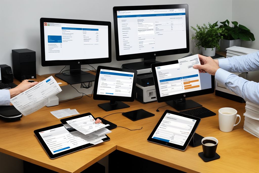 תמונה זו נוצרה על ידי NOVITA בינה מלאכותית Autodocs,איסוף אוטומטי של חשבוניות,ניהול חשבוניות לעסקים,סריקת חשבוניות אוטומטית,תיוק דיגיטלי של הוצאות,מערכת לניהול הוצאות עסק