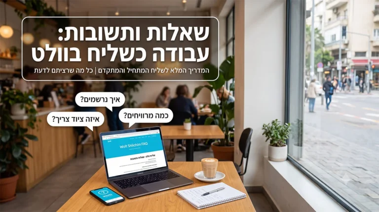 וולט שליחים שאלות ותשובות